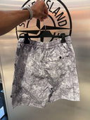 Short cargo comfort imprimé minéral gris
