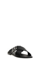Sandales Cuir Noir