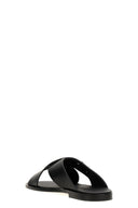 Sandales Cuir Noir