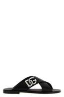 Sandales Cuir Noir