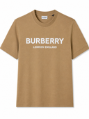 T-shirt premium beige archive à imprimé signature