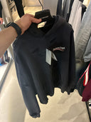 Balenciaga Political Campaign Layered Destroyed Hoodie Black