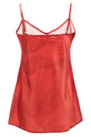 Top Satin Rouge