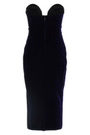 Robe Velours Bleu