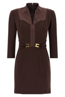 Robe Satin Marron