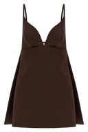 Robe Satin Marron