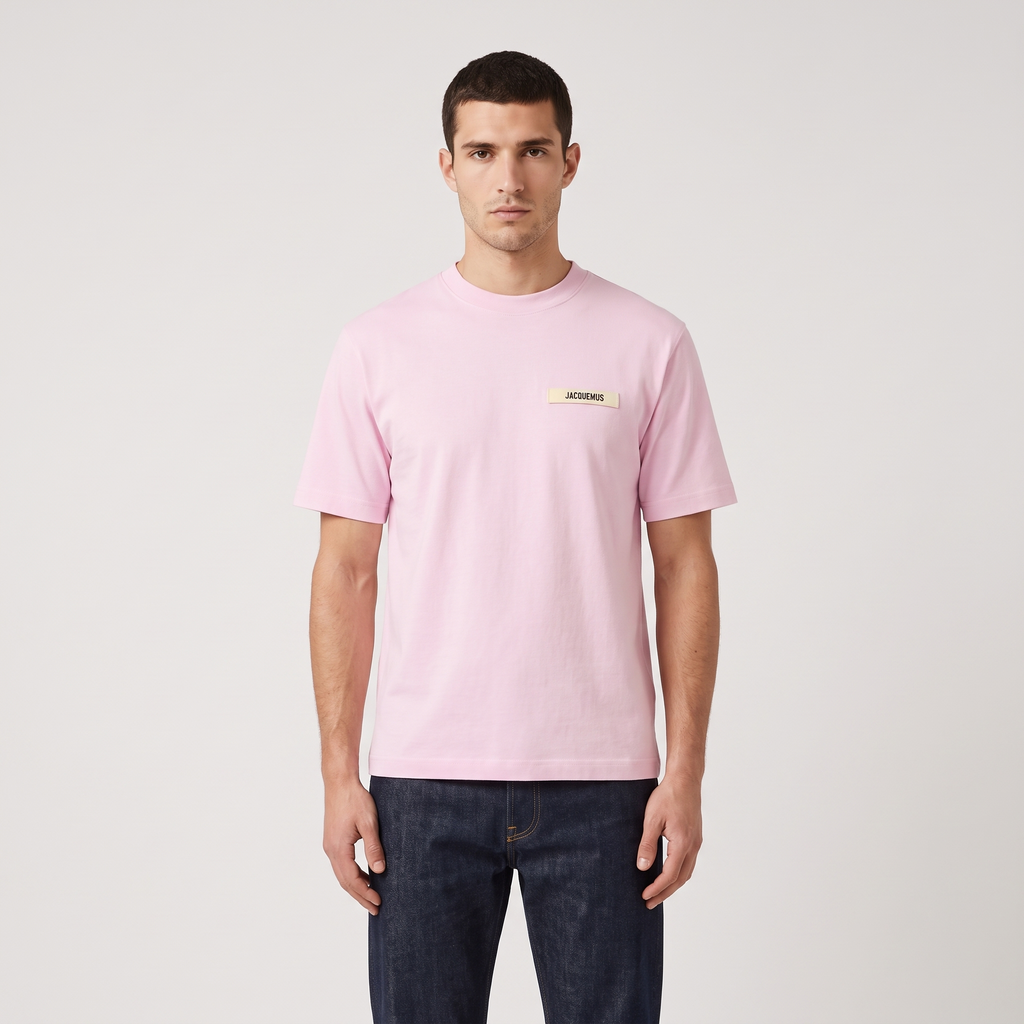 Le t-shirt Gros Grain Jacquemus – porté – face