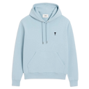 Hoodie Bleu Ciel Ami De Coeur Noir en Coton