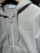 Hoodie zippé à capuche avec doublure Check beige clair