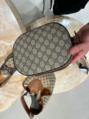 Mini vanity GG Supreme rond beige ebony