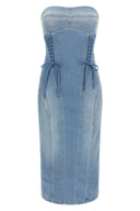 Top Coton Bleu Clair
