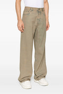 Pantalon Cuir Beige