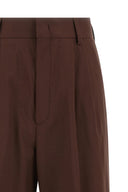 Pantalon Laine Marron