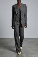 Pantalon Laine Gris