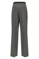 Pantalon Laine Gris