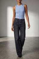 Pantalon Coton Noir