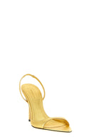 Sandales Cuir Doré