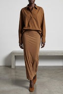 Chemise Coton Marron