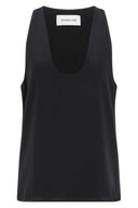 Top Satin Noir