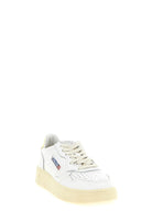 Sneakers Cuir Jaune