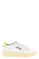 Sneakers Cuir Jaune