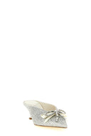 Talons Cuir Argenté