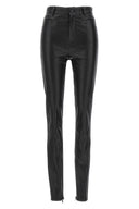 Pantalon Cuir Noir