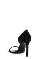 Talons Satin Noir