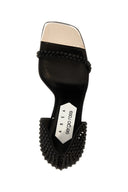 Talons Satin Noir