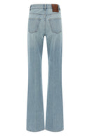 Pantalon Cuir Bleu Clair
