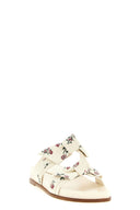 Sandales Cuir Blanc