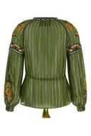 Chemise Soie Vert