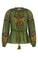 Chemise Soie Vert