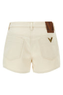 Short Cuir Beige