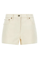 Short Cuir Beige