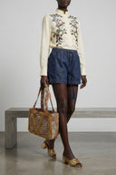 Short Denim Bleu