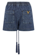 Short Denim Bleu
