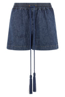 Short Denim Bleu
