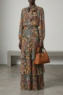 Jupe Soie Multicolore