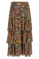 Jupe Soie Multicolore