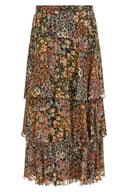 Jupe Soie Multicolore