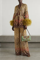 Pantalon Soie Multicolore