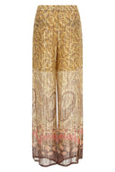 Pantalon Soie Multicolore