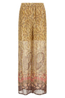 Pantalon Soie Multicolore