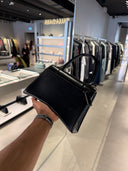 Sac à main Hourglass Top Handle noir