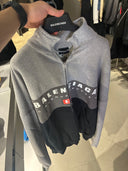 Balenciaga 10 Avenue George V Zip-Up Track Jacket Grey Navy