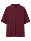 Balenciaga BB Logo Polo Bordeaux
