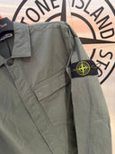 Surchemise légère overshirt vert kaki