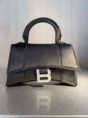 Sac à main Hourglass Top Handle XS Satin B Strass