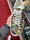 Sneakers Ace toile GG camouflage vert et beige